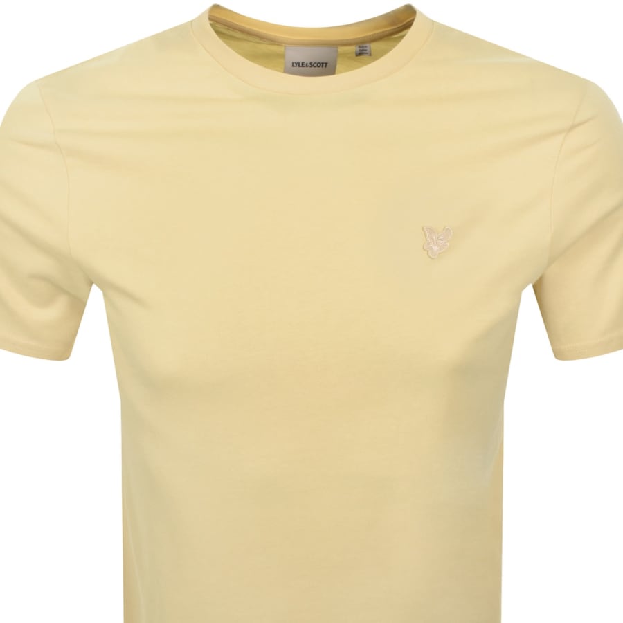 Lyle And Scott Superfine T Shirt Yellow | Mainline Menswear x